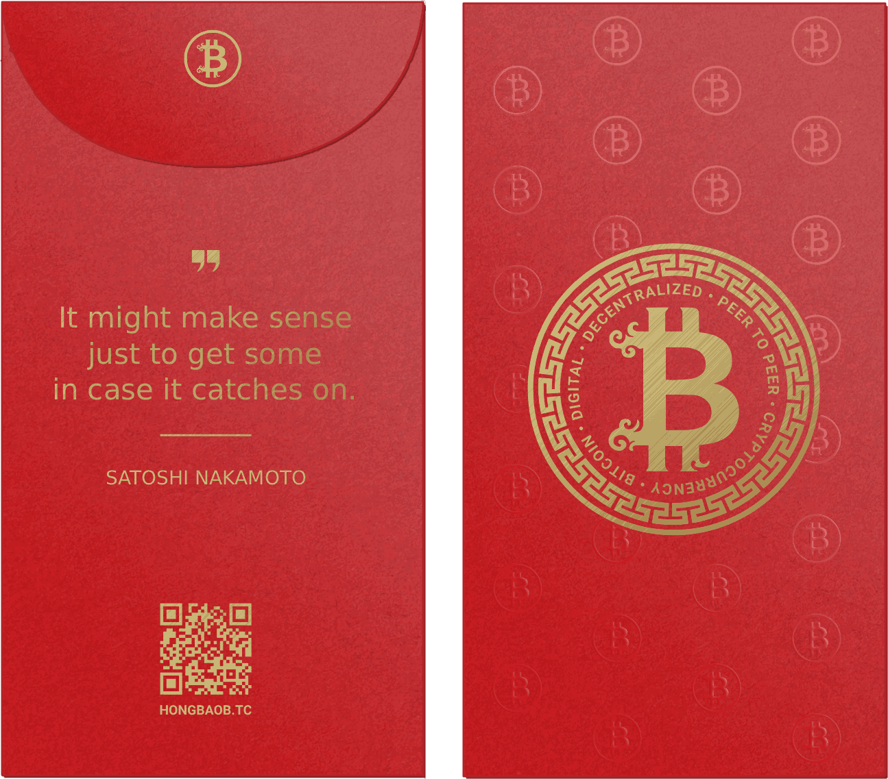 New Hong₿ao v2.0 designs - Red envelopes